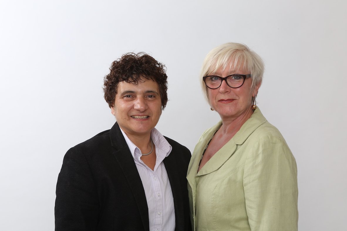 Hattie Hasan MBE and Mica May, Directors of Stopcocks Group Ltd