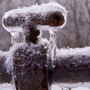 Frozen outside tap